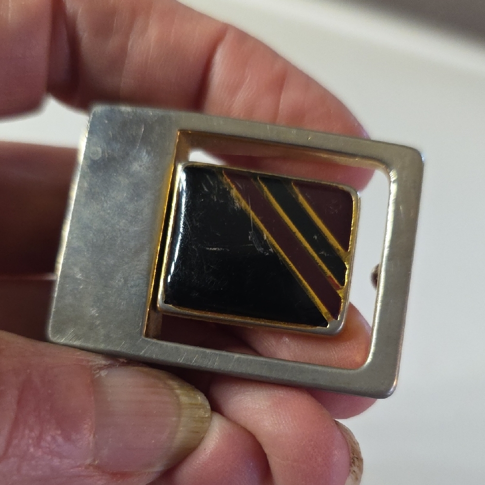 Vintage Belt Buckle Made In Italy